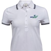 Ladies Luxury Stretched Tipped Polo Shirt