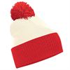 Off White / Bright Red