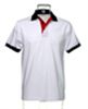 White / Red Pkt / Navy Trim