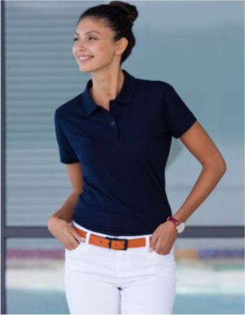 Women's Micro-Fine Piqué Polo Shirt Personalised Women's Micro-Fine Piqué Polo Shirt