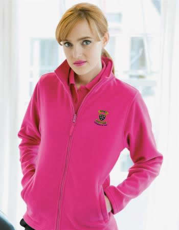 Personalised Women's microfleece jacket