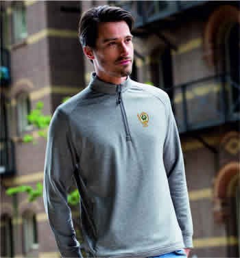 Quarter Zip Top with Wicking Finish Personalised Quarter Zip Top with Wicking Finish
