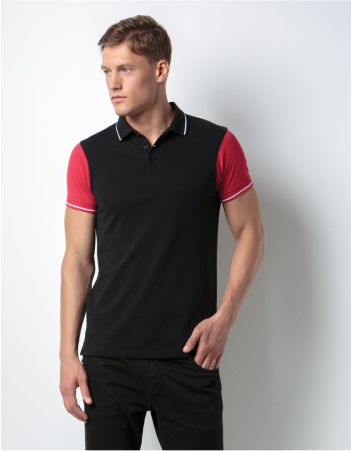 Contrast Tipped Polo Personalised Contrast Tipped Polo