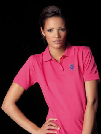 Personalised Klassic womens polo  shirt  with Superwash 60C