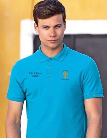 Premium mens golf polo shirt Personalised Premium mens golf polo shirt