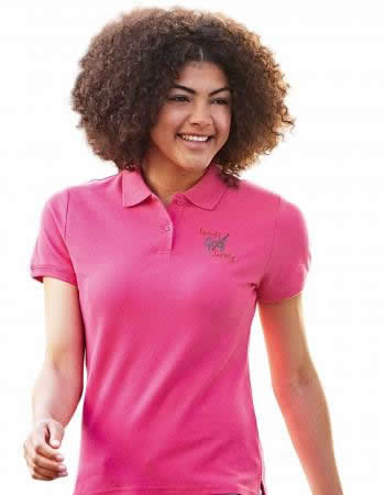 Ladyfit premium polo shirt Personalised Ladyfit premium polo shirt