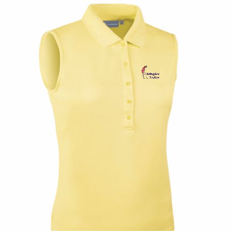Jenna - Performance Sleeveless Pique Golf Shirt Personalised Jenna - Performance Sleeveless Pique Golf Shirt