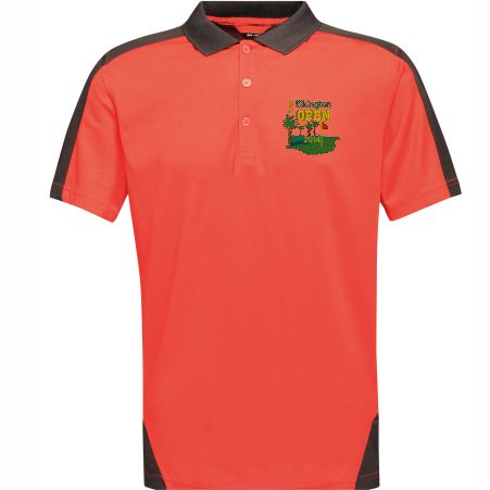 Contrast Wicking Polo Personalised Contrast Wicking Polo