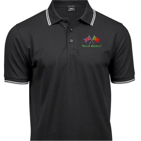 Luxury Stretched Tipped Polo Shirt Personalised Luxury Stretched Tipped Polo Shirt