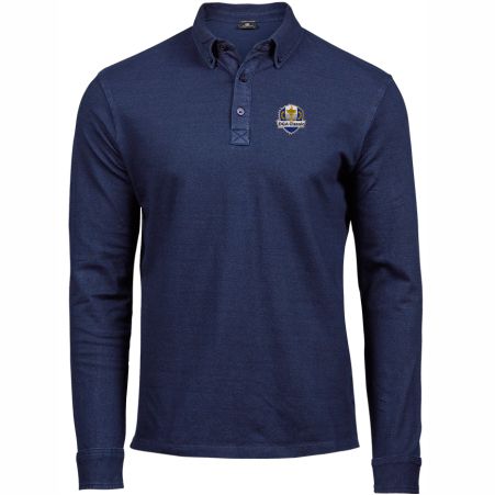 Luxury Stretch Long Sleeve Polo Personalised Luxury Stretch Long Sleeve Polo