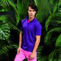 Men's Classic Fit Contrast Polo