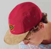 Suede Peak 5 Panel Cap