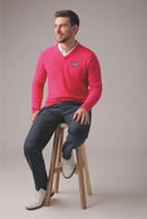 Lomond lambswool vneck sweater