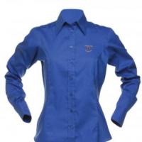 Women's long sleeved Oxford blouse