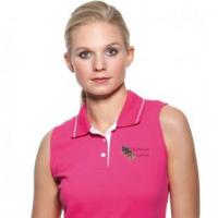 Women's proactive sleeveless polo shirt