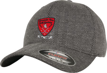Herringbone Melange Cap Personalised Herringbone Melange Cap